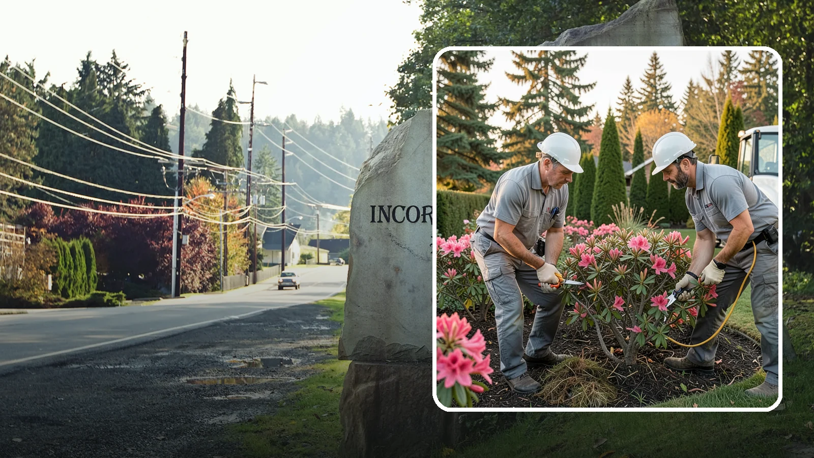 Rhododendron Pruning in Wilkeson, Pierce County, WA - Careful shaping and deadheading of rhododendrons to protect next year's blooms while controlling size in Puget Sound gardens.