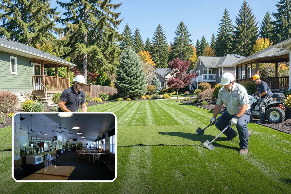 River Rock Installation in Black Diamond, King County, WA - Natural, water-worn decorative look