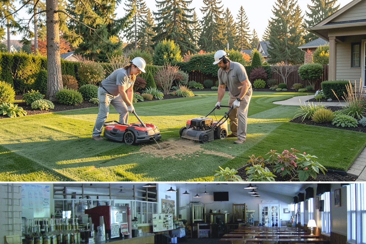 River Rock Installation in Black Diamond, King County, WA - Can be installed year-round.