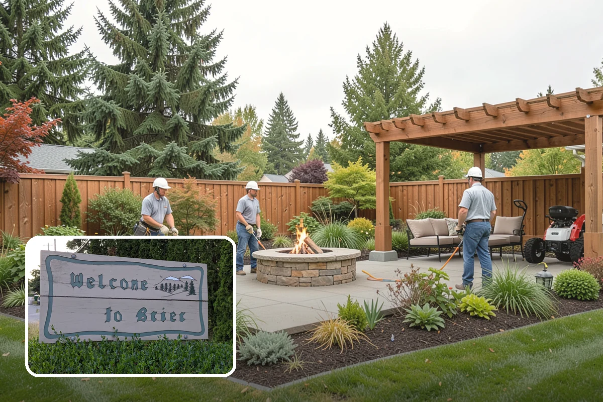River Rock Installation in Brier, Snohomish County, WA - Natural, water-worn decorative look