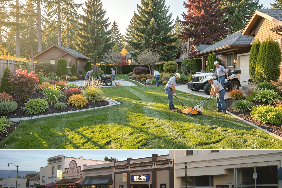 River Rock Installation in Burlington, Skagit County, WA - Can be installed year-round.