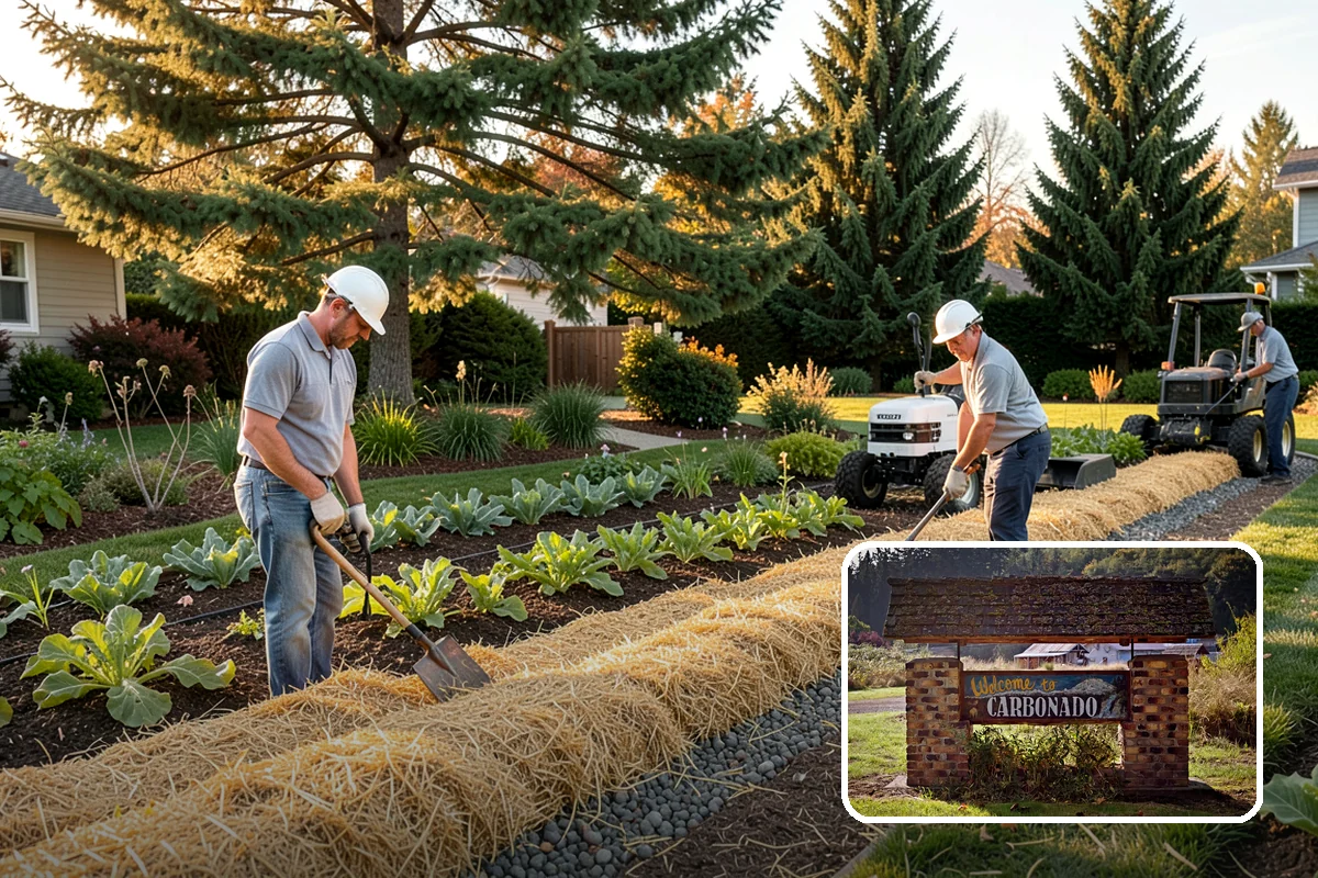 River Rock Installation in Carbonado, Pierce County, WA - Natural, water-worn decorative look