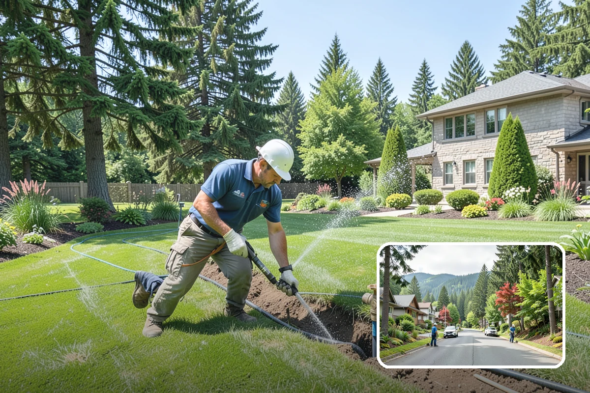 River Rock Installation in Darrington, Snohomish County, WA - Natural, water-worn decorative look