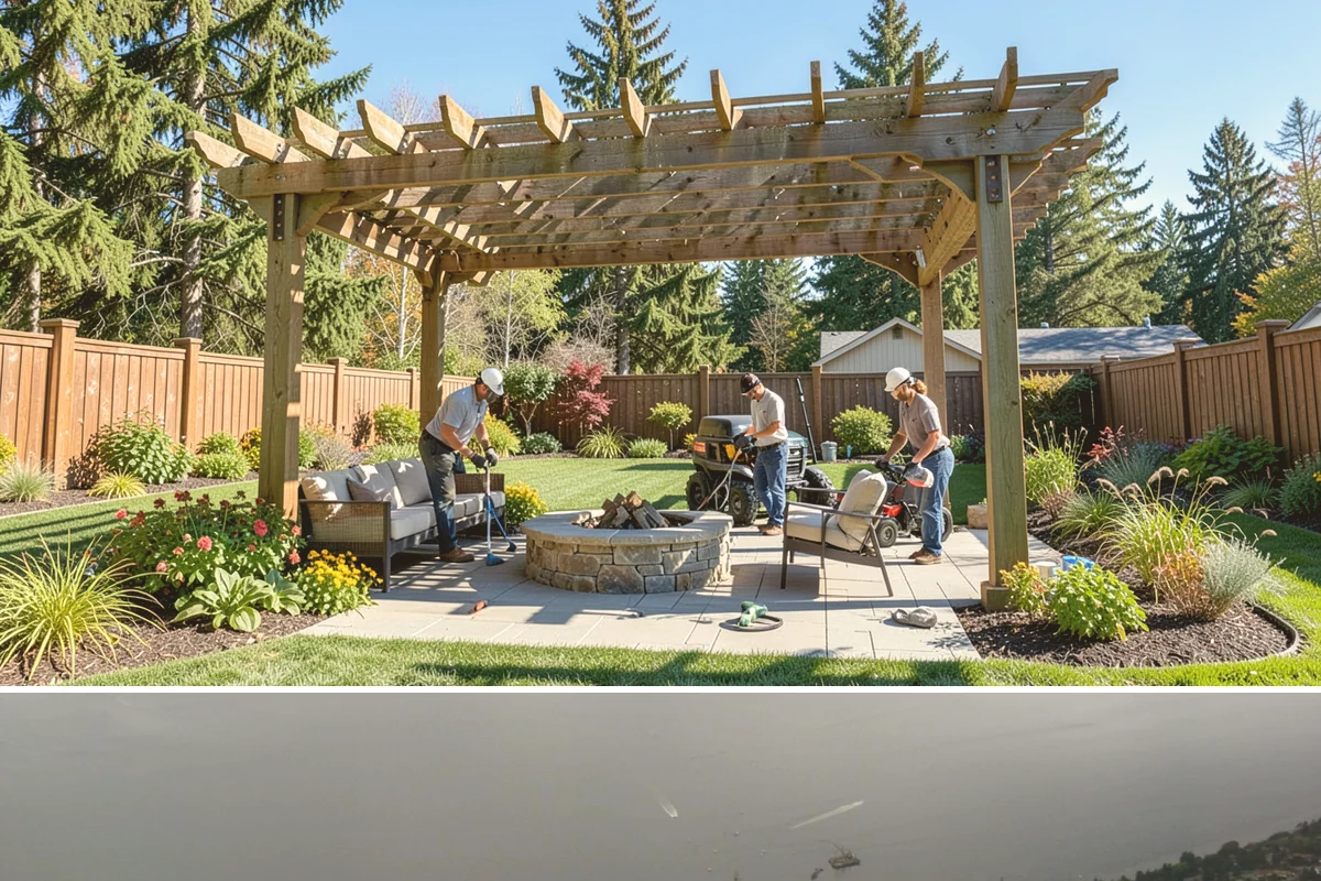 River Rock Installation in Des Moines, King County, WA - Can be installed year-round.
