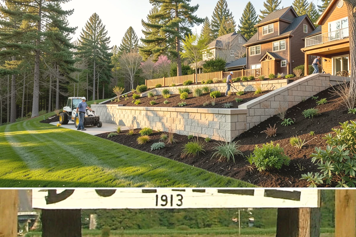 River Rock Installation in Duvall, King County, WA - Can be installed year-round.