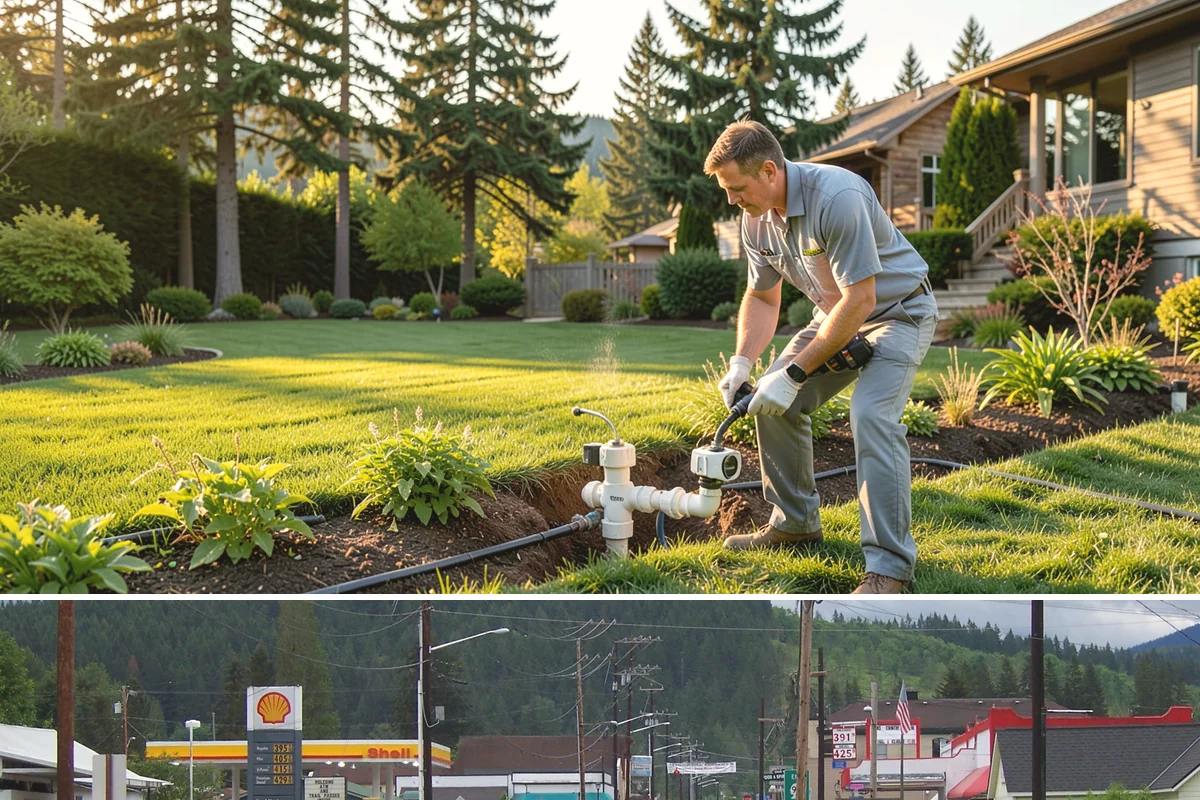 River Rock Installation in Granite Falls, Snohomish County, WA - Can be installed year-round.