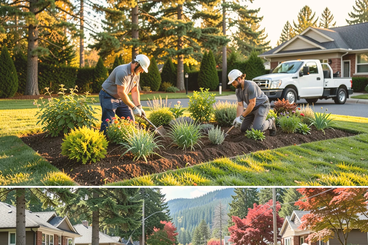 River Rock Installation in Hunts Point, King County, WA - Can be installed year-round.