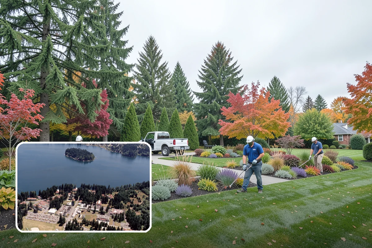 River Rock Installation in Lakewood, Pierce County, WA - Natural, water-worn decorative look