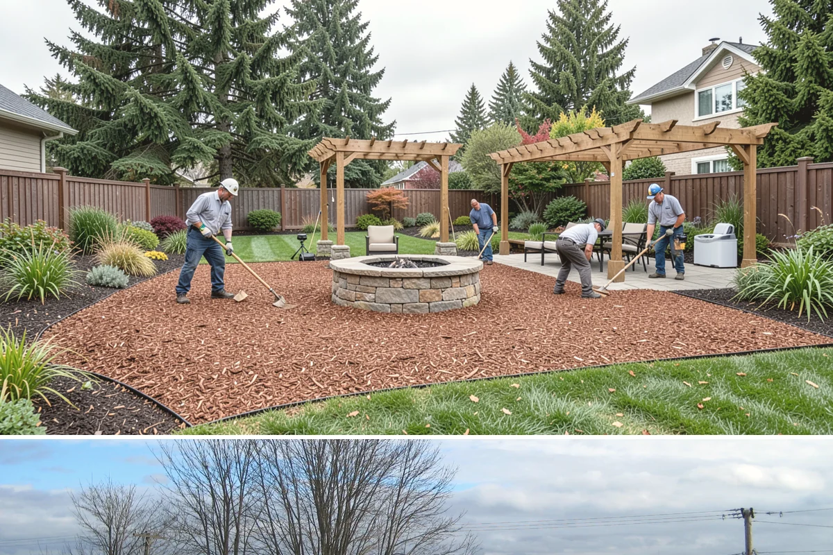 River Rock Installation in Langley, Island County, WA - Can be installed year-round.