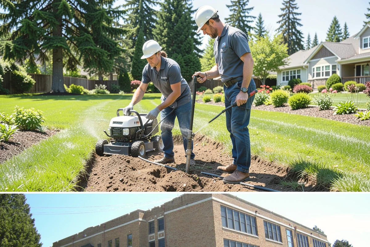 River Rock Installation in Maple Valley, King County, WA - Can be installed year-round.