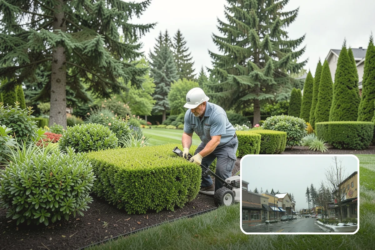 River Rock Installation in Mill Creek, Snohomish County, WA - Natural, water-worn decorative look