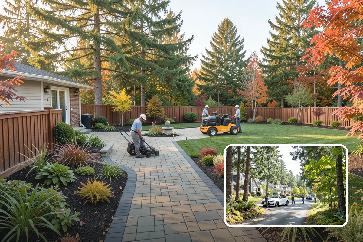 River Rock Installation in Normandy Park, King County, WA - Natural, water-worn decorative look