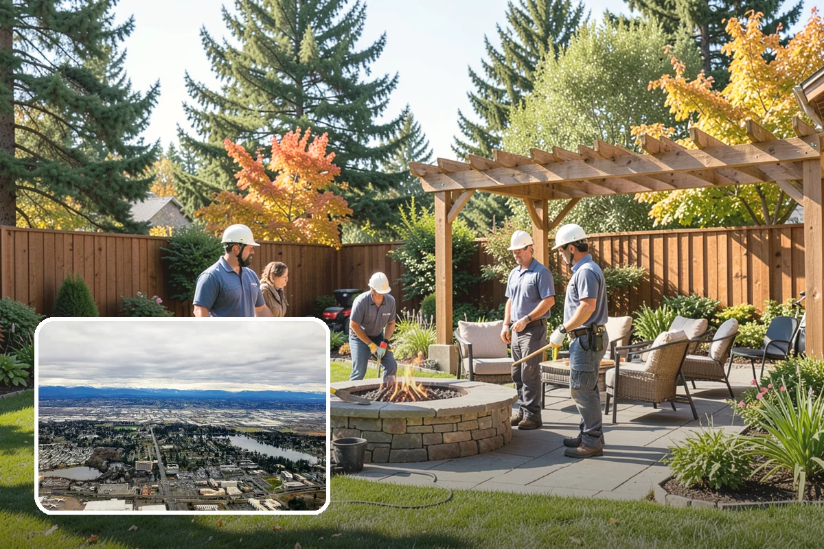 River Rock Installation in SeaTac, King County, WA - Natural, water-worn decorative look