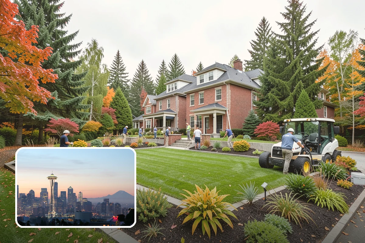 River Rock Installation in Seattle, King County, WA - Natural, water-worn decorative look