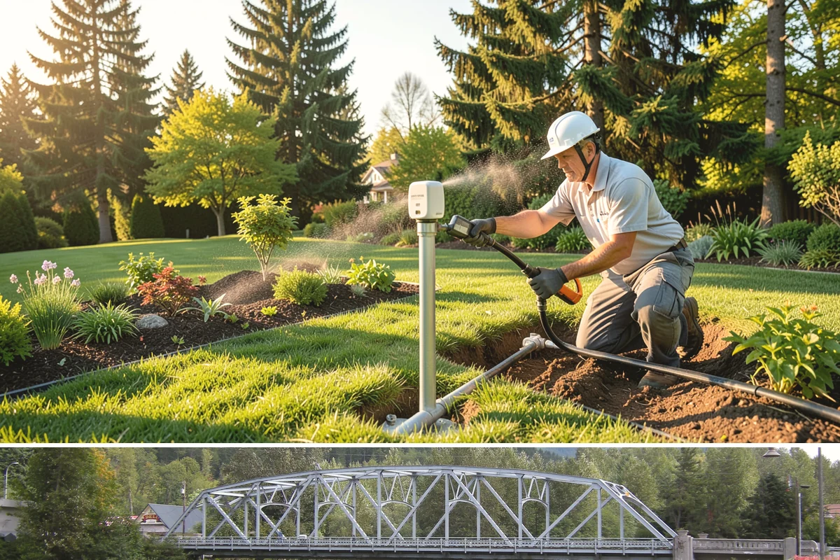 River Rock Installation in Skykomish, King County, WA - Can be installed year-round.