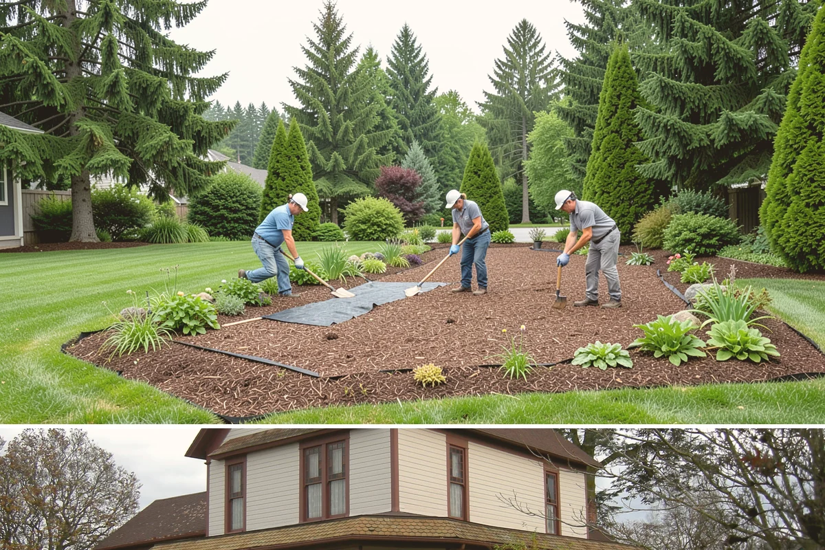 River Rock Installation in Sumner, Pierce County, WA - Can be installed year-round.