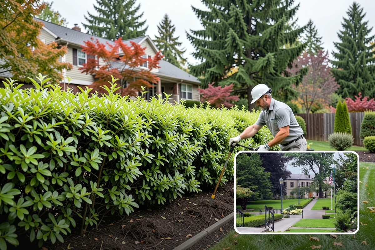 River Rock Installation in Woodinville, King County, WA - Natural, water-worn decorative look