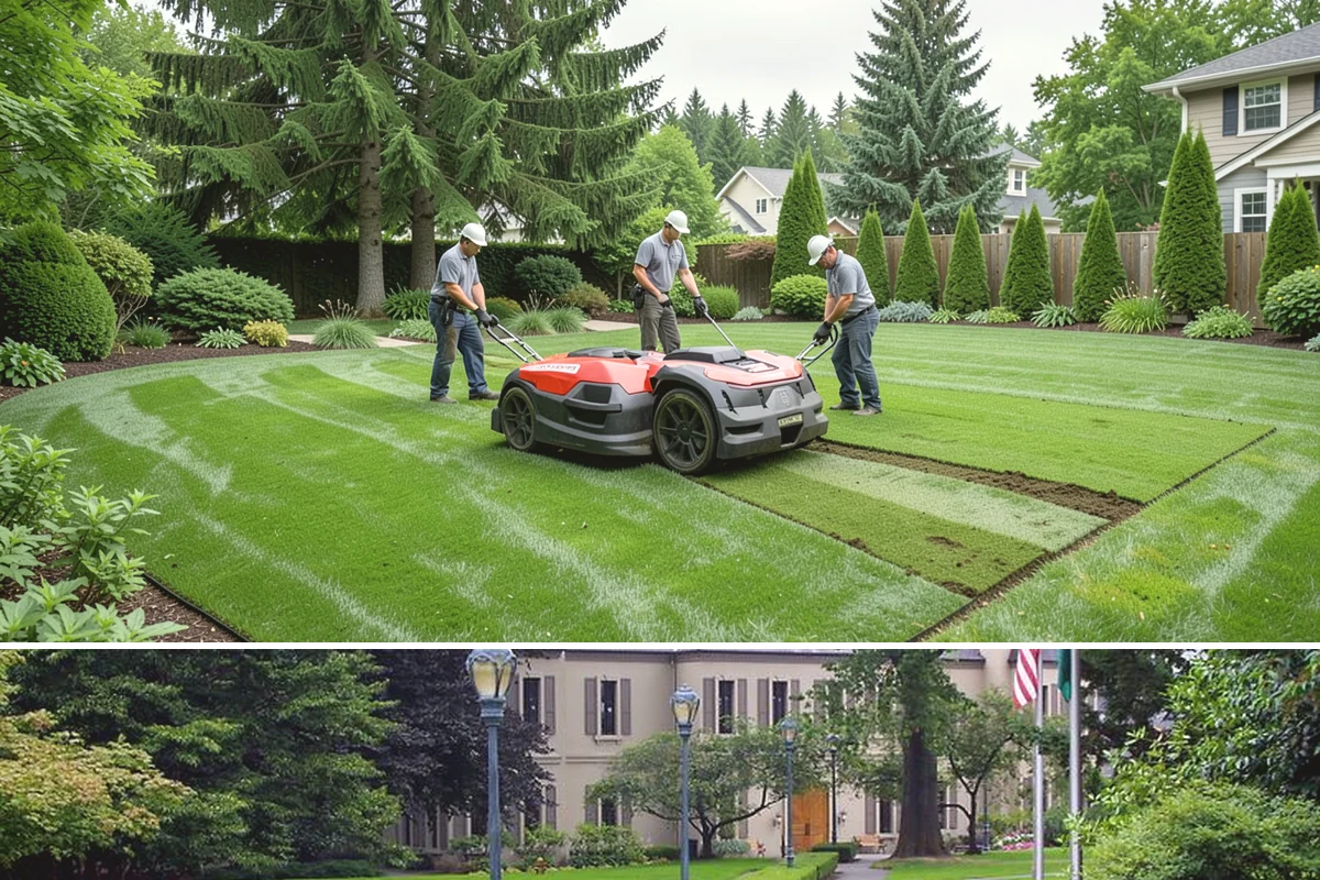 River Rock Installation in Woodinville, King County, WA - Can be installed year-round.
