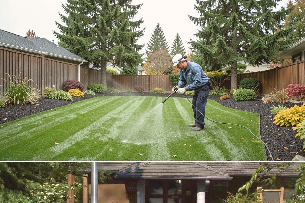 River Rock Installation in Yarrow Point, King County, WA - Can be installed year-round.