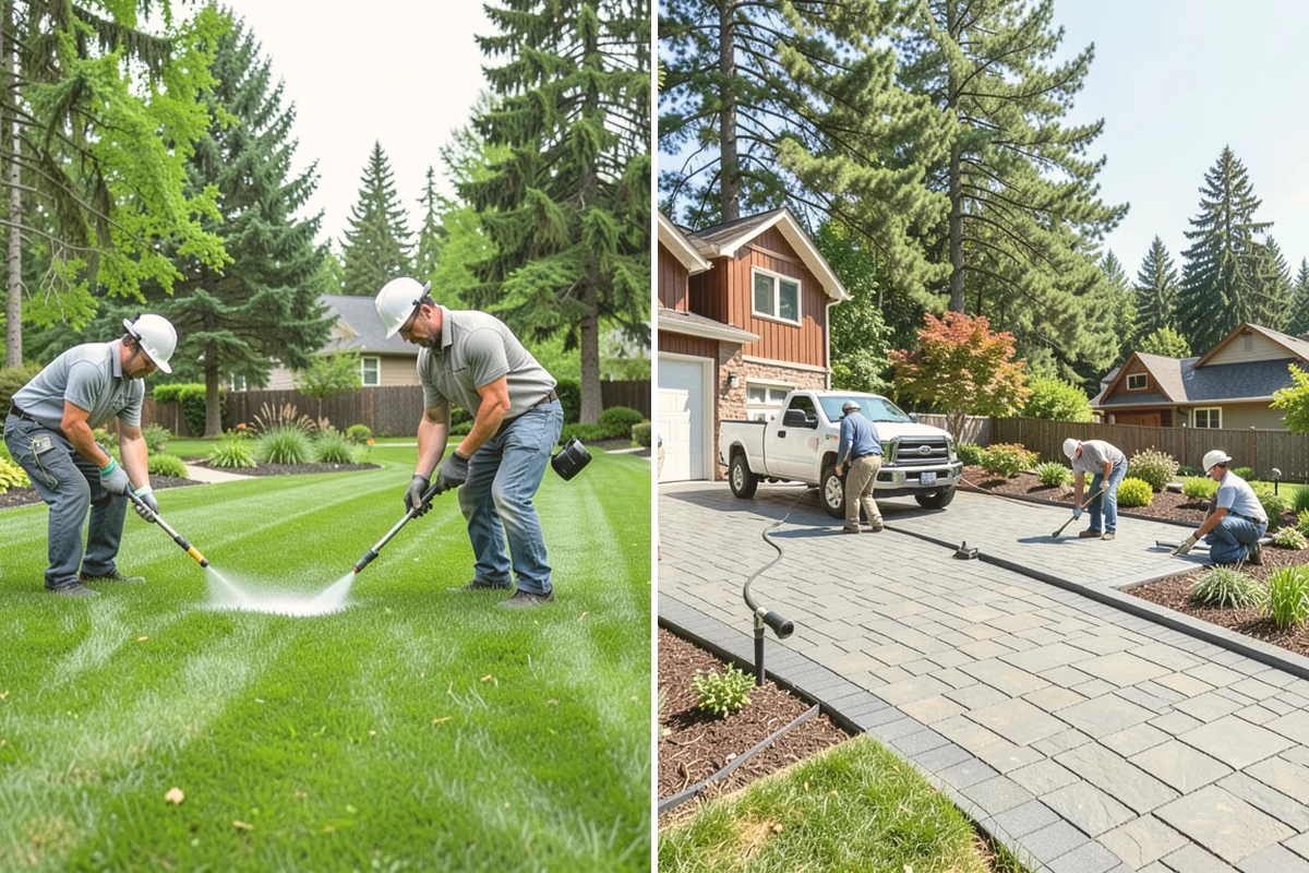 Rock Replacement in Algona, King County, WA - Remove and screen the old rock, hauling away fouled material