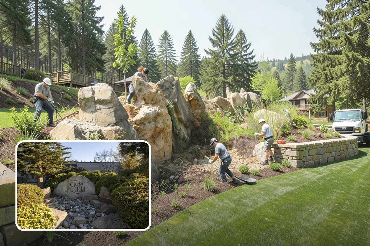 Rock Replacement in Clyde Hill, King County, WA - Eliminates the weed-harboring soil and debris buried in old rock