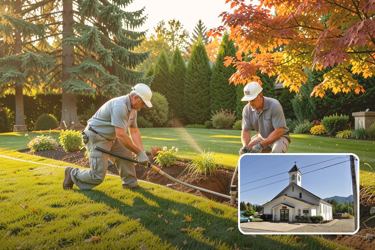 Rock Replacement in Concrete, Skagit County, WA - Eliminates the weed-harboring soil and debris buried in old rock