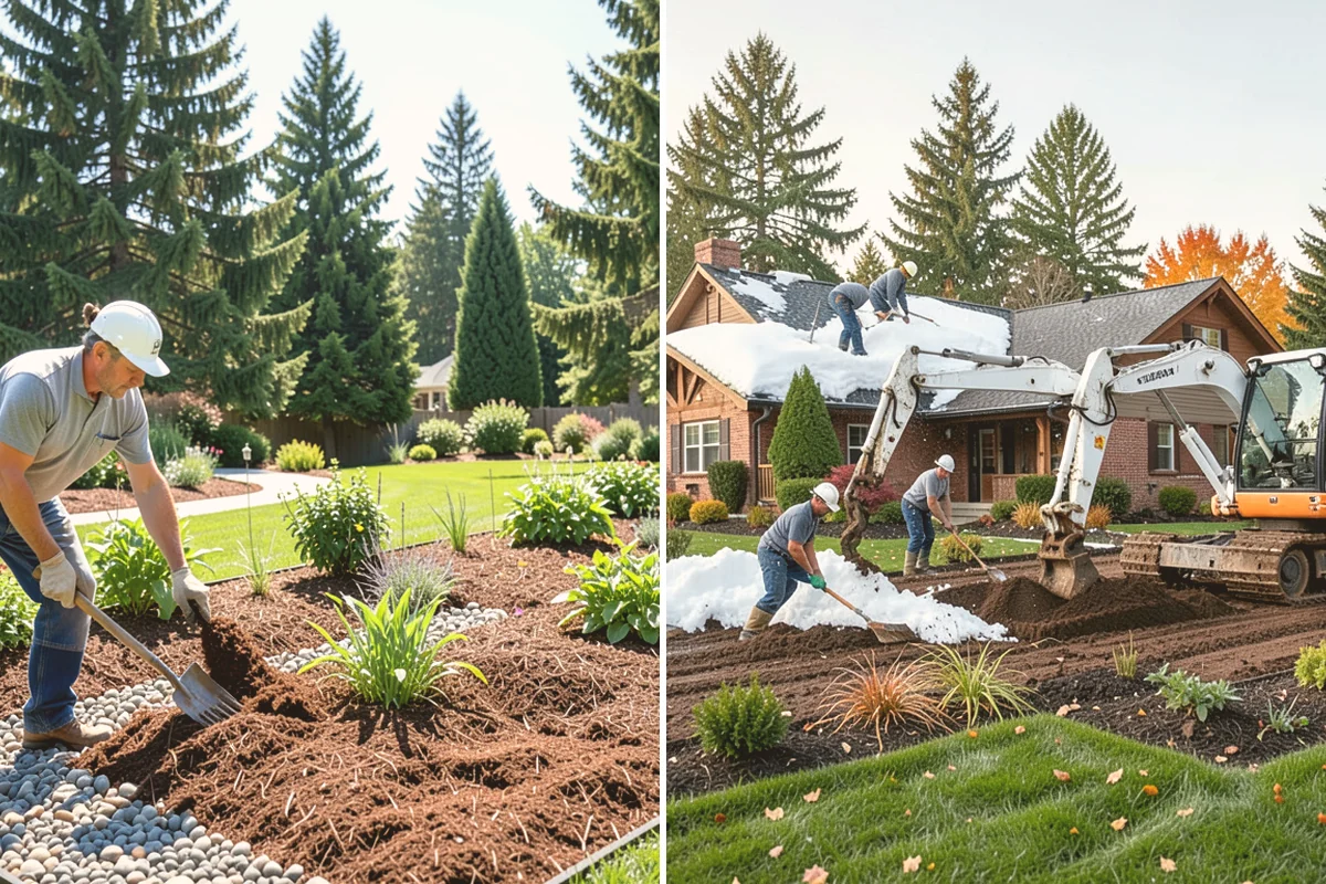 Rock Replacement in Eatonville, Pierce County, WA - Remove and screen the old rock, hauling away fouled material