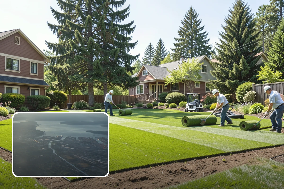 Rock Replacement in Fife, Pierce County, WA - Eliminates the weed-harboring soil and debris buried in old rock