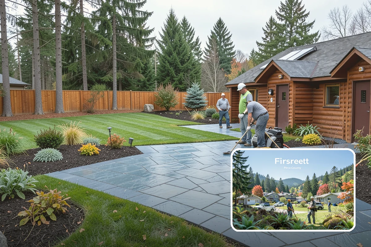 Rock Replacement in Fircrest, Pierce County, WA - Eliminates the weed-harboring soil and debris buried in old rock