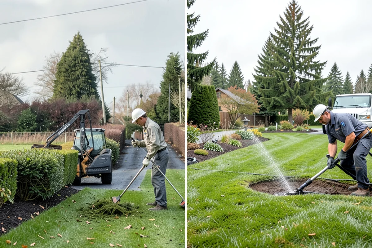Rock Replacement in Gig Harbor, Pierce County, WA - Remove and screen the old rock, hauling away fouled material