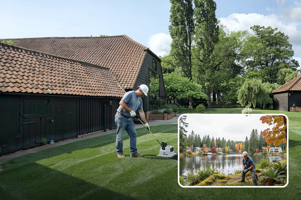 Rock Replacement in La Conner, Skagit County, WA - Eliminates the weed-harboring soil and debris buried in old rock
