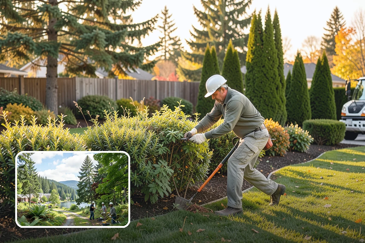 Rock Replacement in Lake Forest Park, King County, WA - Eliminates the weed-harboring soil and debris buried in old rock