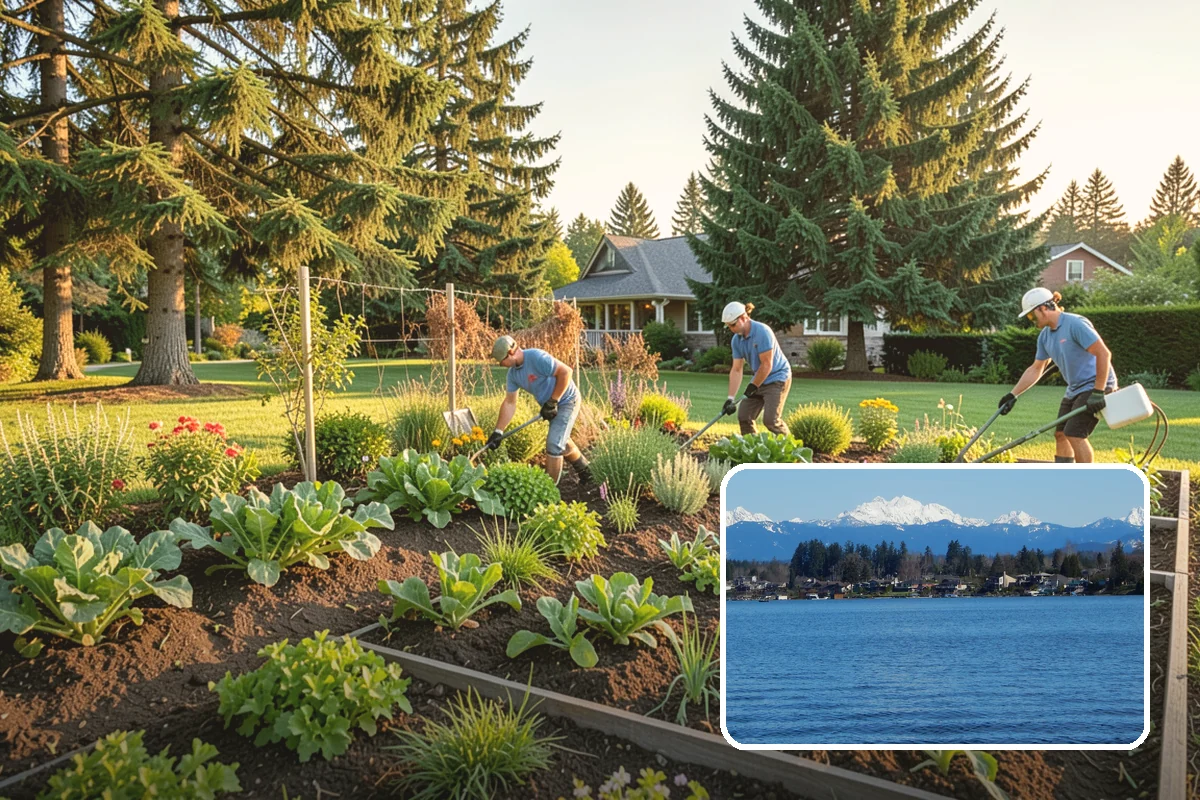 Rock Replacement in Lake Stevens, Snohomish County, WA - Eliminates the weed-harboring soil and debris buried in old rock