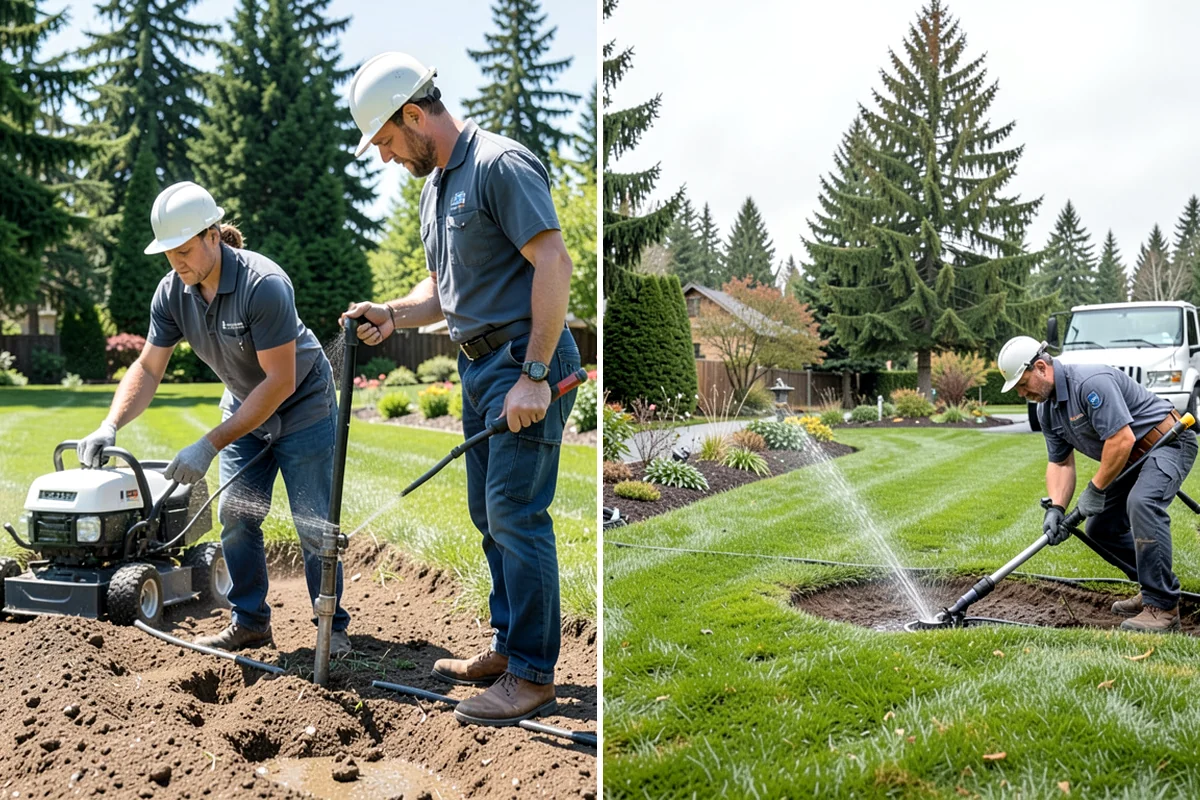 Rock Replacement in Lakewood, Pierce County, WA - Remove and screen the old rock, hauling away fouled material