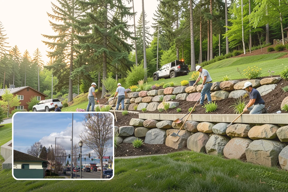 Rock Replacement in Marysville, Snohomish County, WA - Eliminates the weed-harboring soil and debris buried in old rock