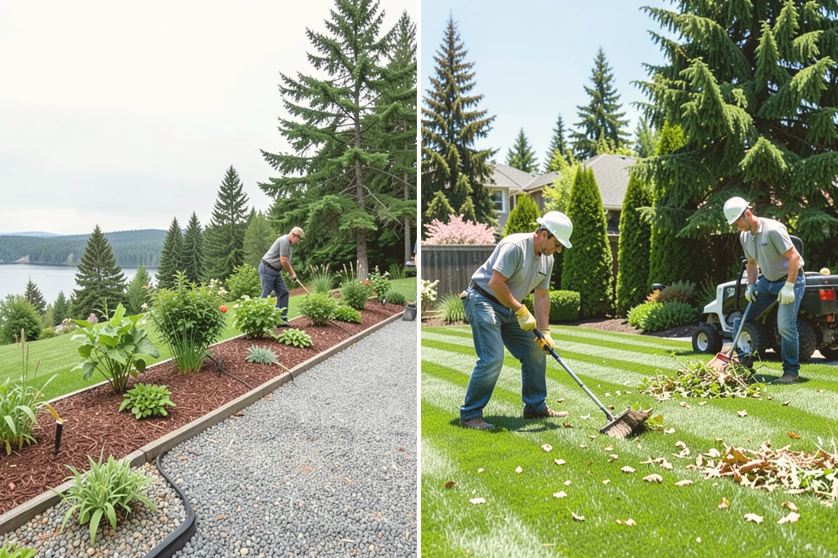 Rock Replacement in Mount Vernon, Skagit County, WA - Remove and screen the old rock, hauling away fouled material