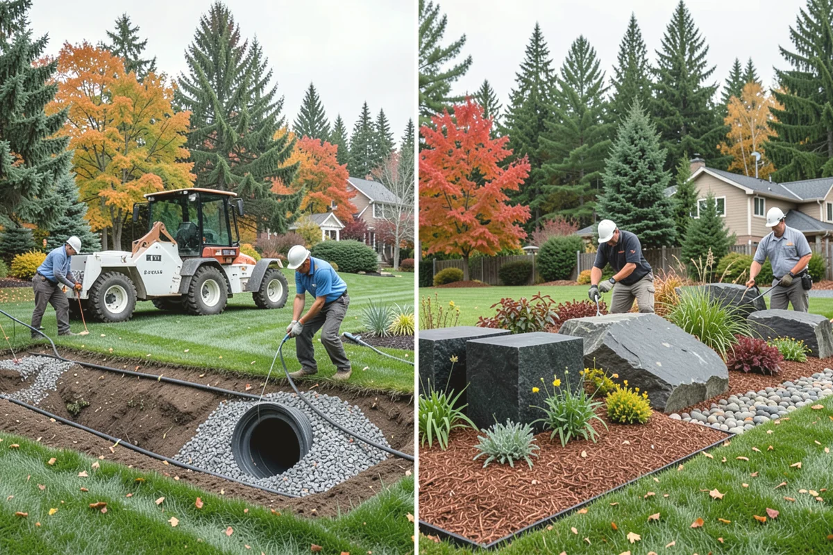 Rock Replacement in Mukilteo, Snohomish County, WA - Remove and screen the old rock, hauling away fouled material
