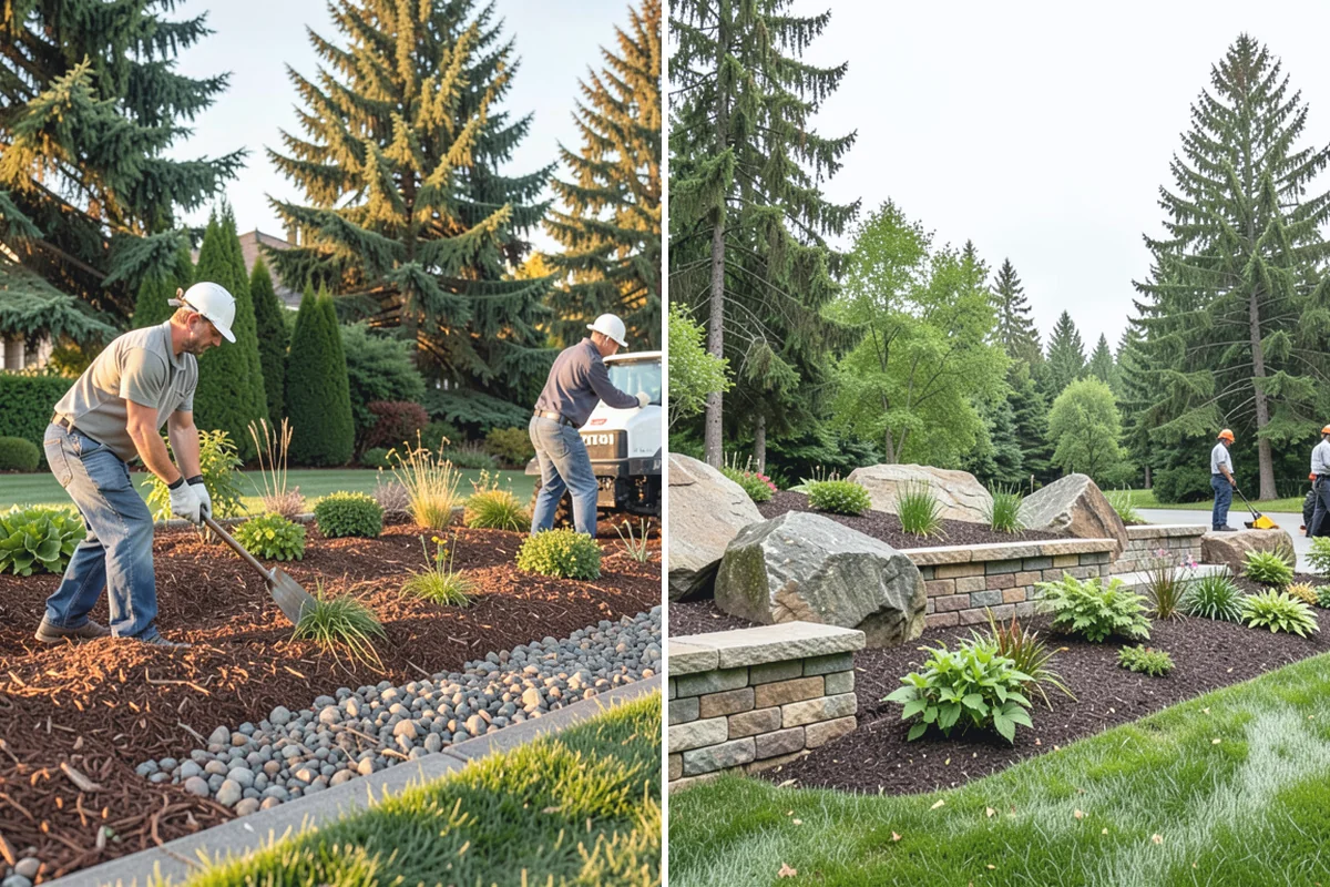 Rock Replacement in Renton, King County, WA - Remove and screen the old rock, hauling away fouled material