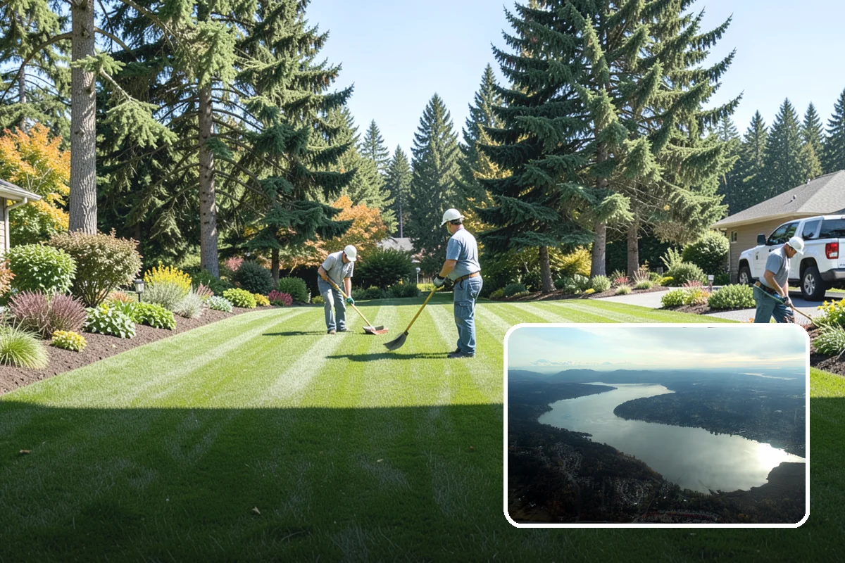 Rock Replacement in Sammamish, King County, WA - Eliminates the weed-harboring soil and debris buried in old rock