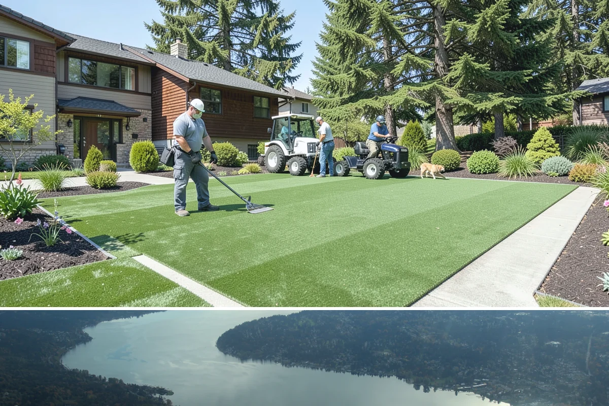 Rock Replacement in Sammamish, King County, WA - Any dry-weather stretch works well