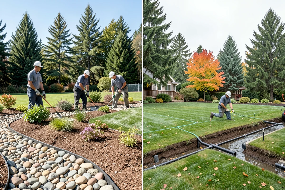 Rock Replacement in Shoreline, King County, WA - Remove and screen the old rock, hauling away fouled material