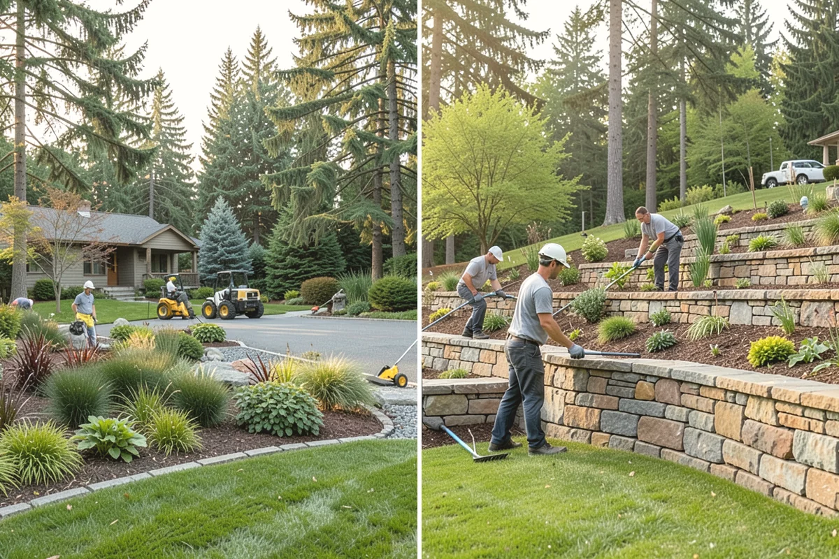 Rock Replacement in Yarrow Point, King County, WA - Remove and screen the old rock, hauling away fouled material