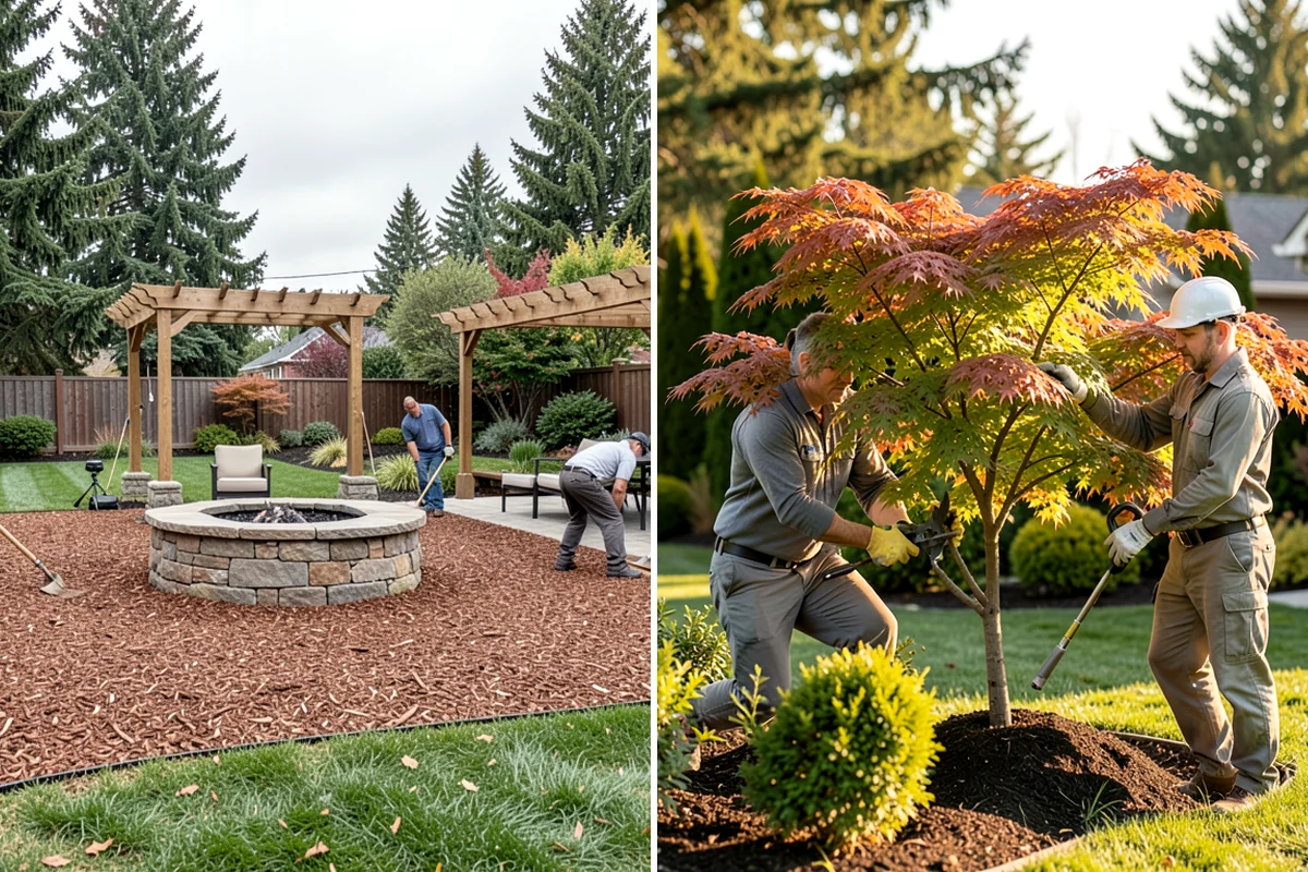 Rockery Wall Installation in Arlington, Snohomish County, WA - Excavate and bench the slope to grade