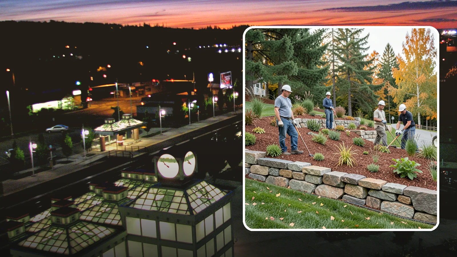 Rockery Wall Installation in Auburn, King County, WA - A regional PNW favorite of stacked quarry rock built as a free-draining rockery to stabilize and beautify Western Washington...