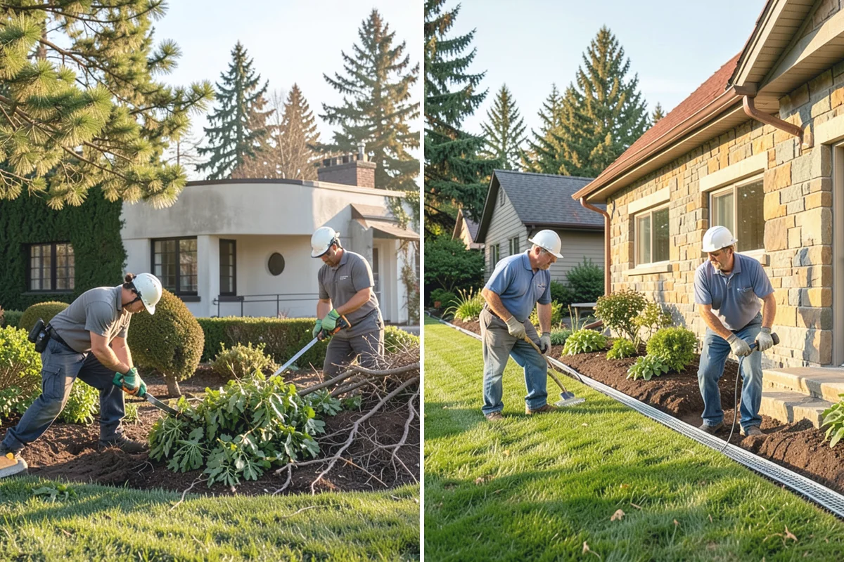 Rockery Wall Installation in Beaux Arts Village, King County, WA - Excavate and bench the slope to grade
