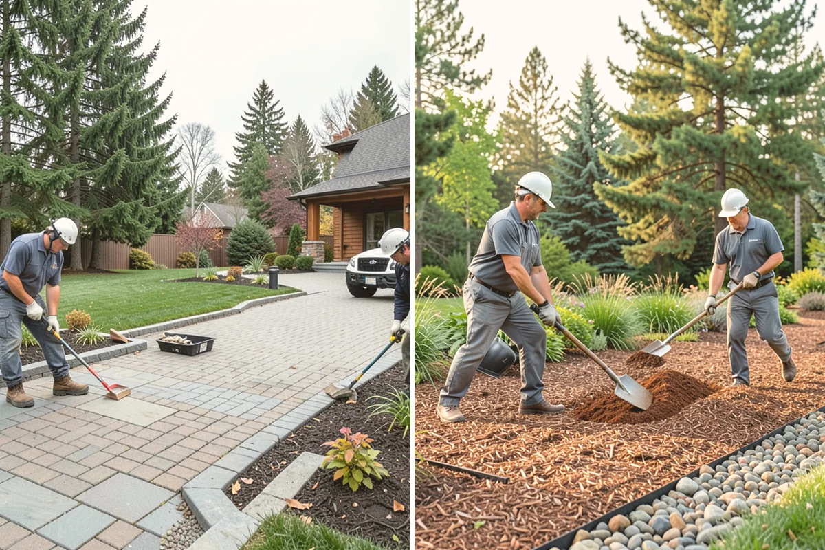 Rockery Wall Installation in Bothell, King County, WA - Excavate and bench the slope to grade