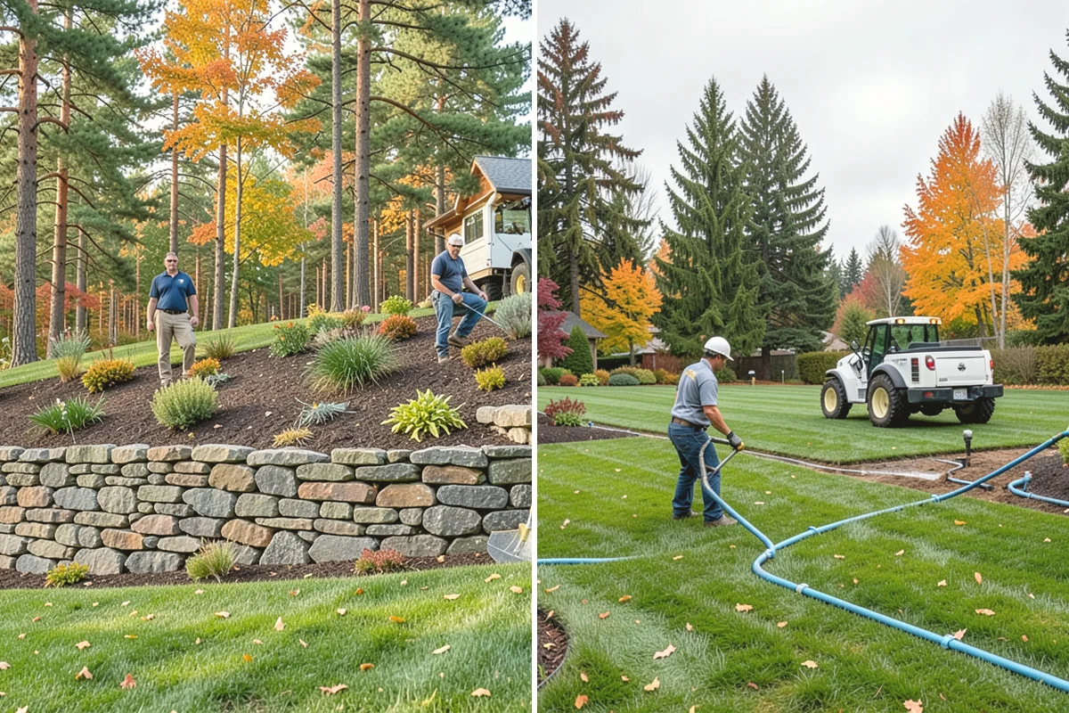 Rockery Wall Installation in Burien, King County, WA - Excavate and bench the slope to grade