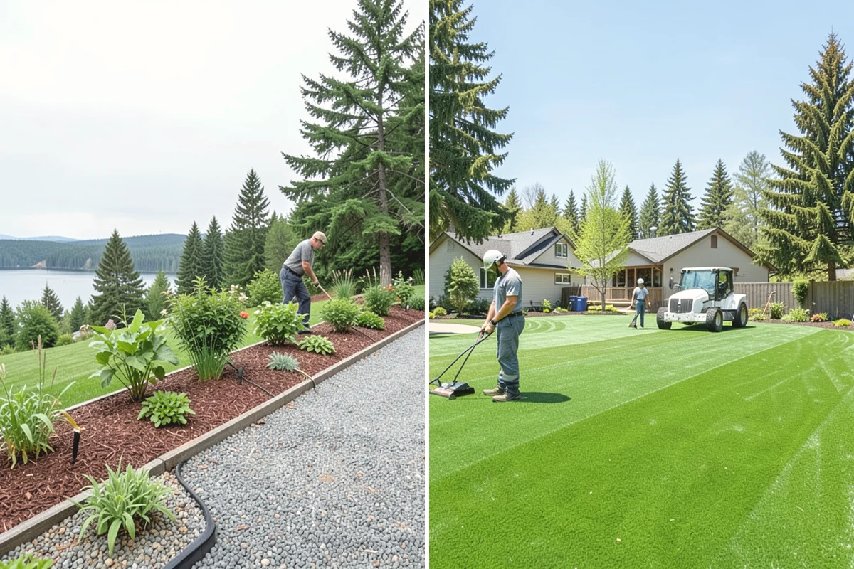 Rockery Wall Installation in Duvall, King County, WA - Excavate and bench the slope to grade