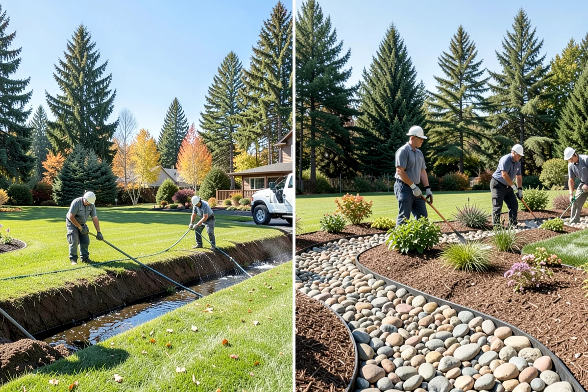 Rockery Wall Installation in Hunts Point, King County, WA - Excavate and bench the slope to grade