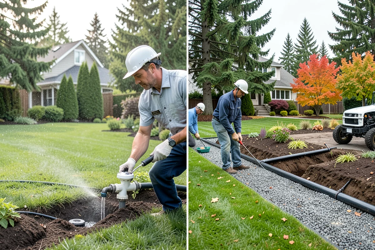 Rockery Wall Installation in Lakewood, Pierce County, WA - Excavate and bench the slope to grade